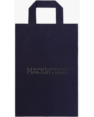 Mackintosh Empoli Navy Eco Dry Oversized Tote Bag - Blue