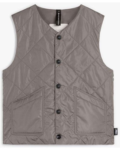 Mackintosh New Hig Grey Nylon Quilted Liner Vest