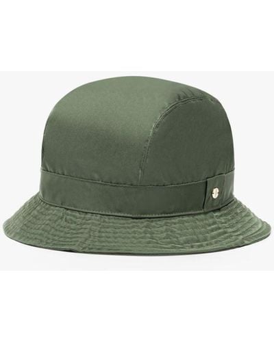 Mackintosh Rainie Military Nylon Bucket Hat - Green