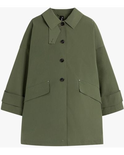 Mackintosh Humbie Green Eco Dry Overcoat