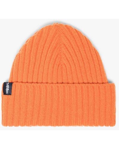 Mackintosh Billie Orange Wool Benie Hat