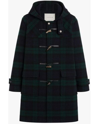 Mackintosh Weir Blackwatch Wool Duffle Coat