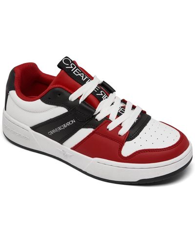 Creative Recreation Janae Low Casual Sneakers From Finish Line - Red