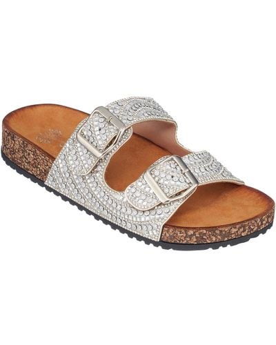 Gc Shoes Holly Footbed Sandals - White