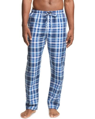 Polo Ralph Lauren Plaid Woven Pajama Pants - Blue