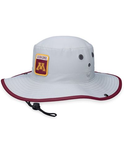 Top Of The World Minnesota Golden Gophers Steady Bucket Hat - White
