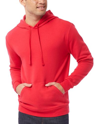 Alternative Apparel Cozy Pullover Hoodie - Red