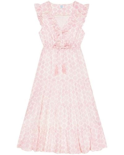 MER ST BARTH Giselle Maxi Dress - Pink