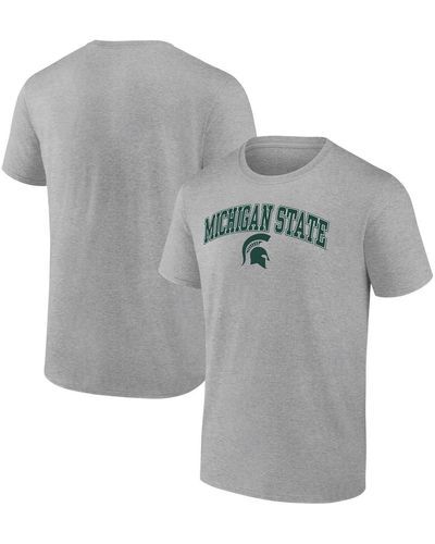 Fanatics Michigan State Spartans Campus T-shirt - Gray
