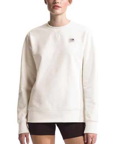 The North Face Heritage Patch Logo Sweatshirt - White
