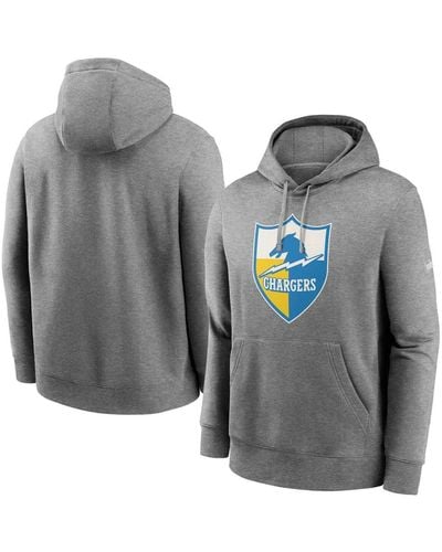 Men's Nike Heathered Gray Jacksonville Jaguars Rewind Club Fleece Pullover Hoodie Size: Small