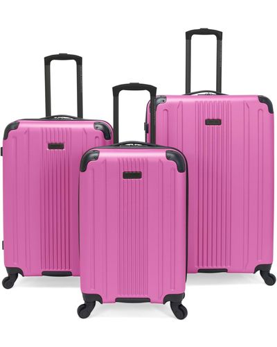 Kenneth Cole South Street 3-pc. Hardside luggage Set - Pink