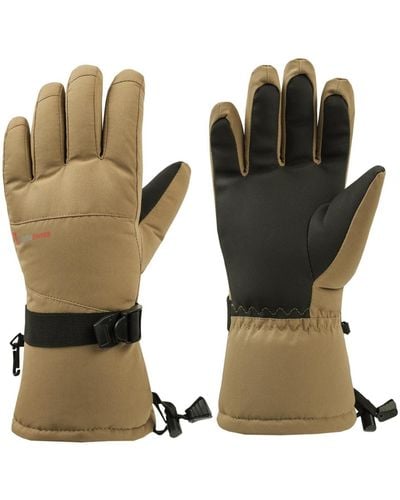 Alpine Swiss Waterproof Ski Gloves Snowboarding 3m Thinsulate Winter Gloves - Green
