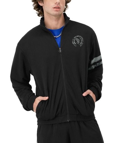 Champion Attack Standard-fit Logo-print Full-zip Mesh Track Jacket - Black