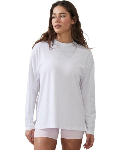 Cotton On Active Essentials Long Sleeve Top - Gray