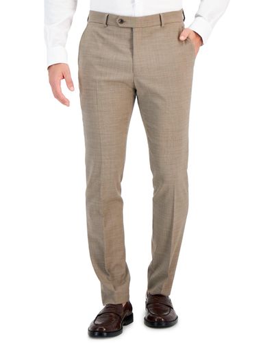 Tommy Hilfiger Modern-fit Wool Th-flex Stretch Suit Separate Pants - Natural