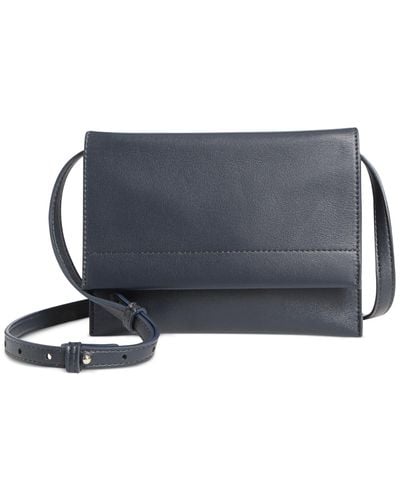 Giani Bernini Monogram Navy Blue Crossbody Handbag