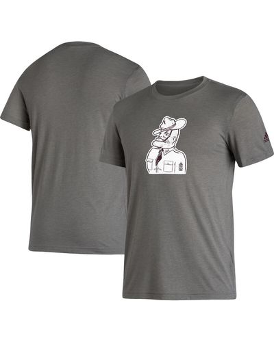 adidas Texas A&m aggies Basics Heritage Tri-blend T-shirt - Gray