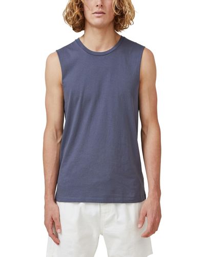 Cotton On Muscle Top - Blue