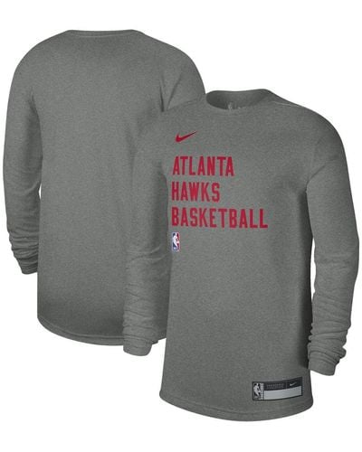 Nike And Philadelphia 76ers 2023/24 Legend On-court Practice Long Sleeve T-shirt - Gray