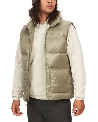Marmot Guides Quilted Full-zip Down Vest - Natural