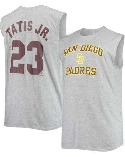 Men's Fernando Tatis Jr. White San Diego Padres Big & Tall Replica