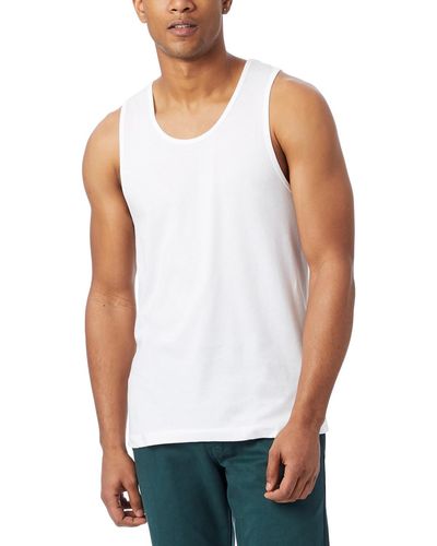 Alternative Apparel Big And Tall Go-to Tank Top - White