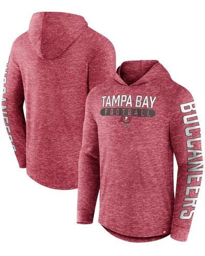 Fanatics Tampa Bay Buccaneers Pill Stack Long Sleeve Hoodie T-shirt - Red