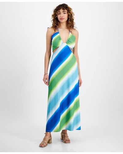 Rachel Roy Willow Side-cutout V-neck Dress - Multicolor