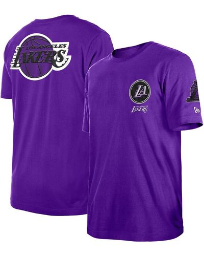 KTZ Los Angeles Lakers 2022/23 City Edition Elite Pack T-shirt - Purple