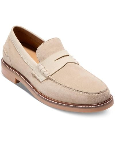 Cole Haan Pinch Prep Slip-on Penny Loafers - Natural