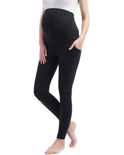 Kimi + Kai Kimi + Kai Maternity Essential Stretch Pocket leggings - Black