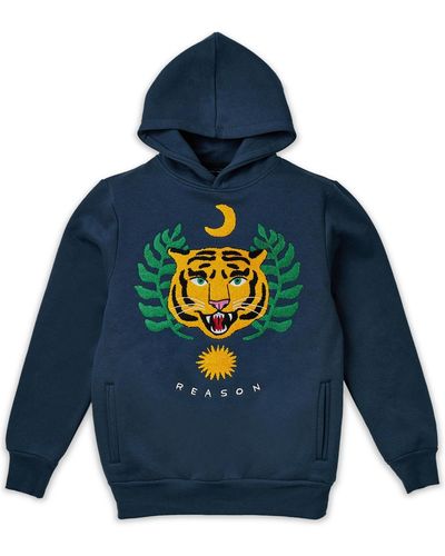 Reason Fearless Crest Pullover Hoodie - Blue
