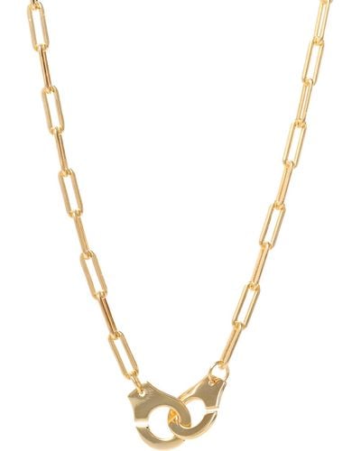 Giani Bernini Handcuff Paperclip Link Pendant Necklace - Metallic