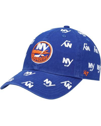'47 '47 New York Islanders Confetti Clean Up Logo Adjustable Hat - Blue