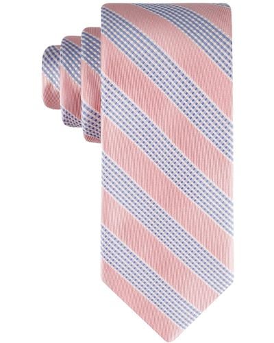 Tommy Hilfiger Terrance Stripe Tie - Pink