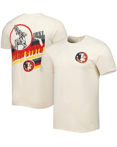 Image One Florida State Seminoles Vault Vintage-like Comfort Color T-shirt - White