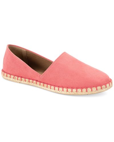 Style & Co. Reevee Stitched-trim Espadrille Flats - Pink