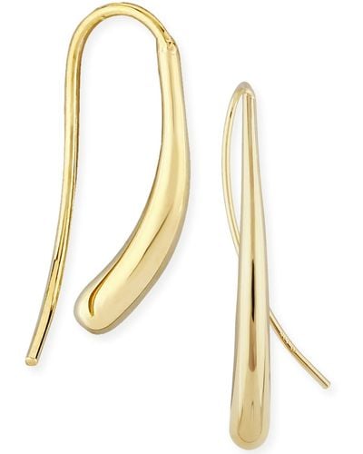 Macy's Fluid Teardrop Earrings Set - Metallic