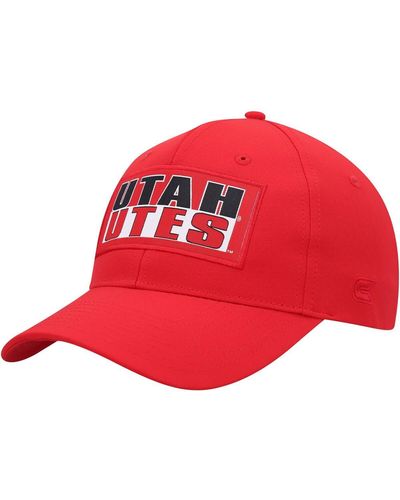 Colosseum Athletics Utah Utes Positraction Snapback Hat - Red