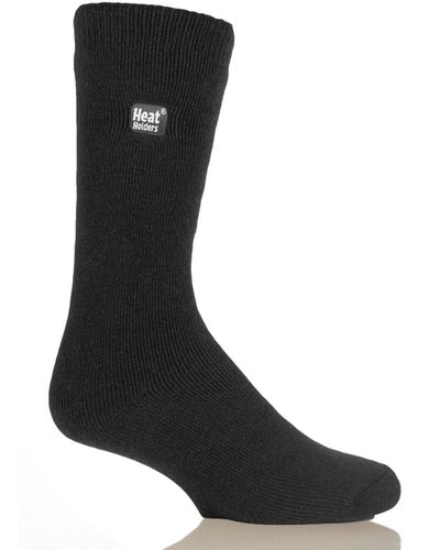 Heat Holders Lite Solid Thermal Socks - Black