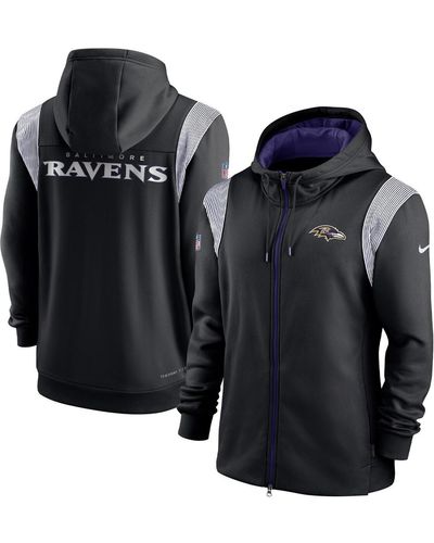 Nike Therma Lockup (NFL Baltimore Ravens) Men's Full-Zip Hoodie