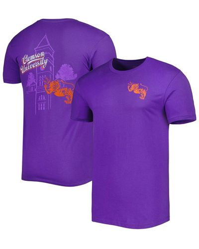 Image One Clemson Tigers Vault Premium T-shirt - Purple