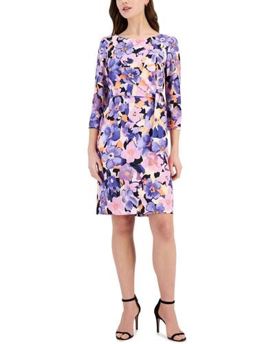 Tahari ASL 2NM036 - Floral High Halter Casual Dress – Couture Candy