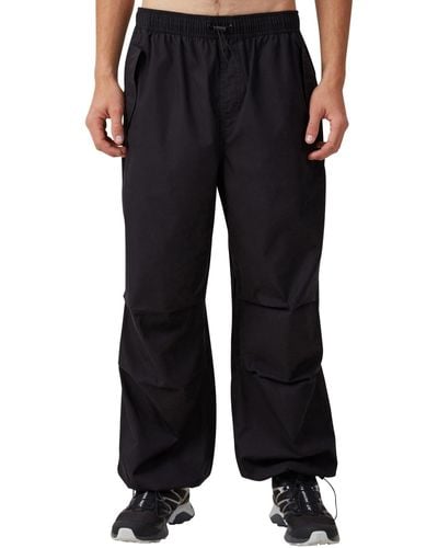 Cotton On Parachute Field Casual Pants - Black