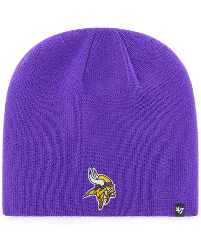 '47 Minnesota Vikings Secondary Logo Knit Beanie - Purple