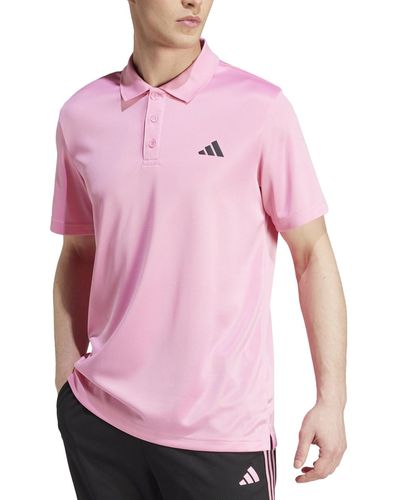 adidas Essentials Aeroready Training Polo Shirt - Pink