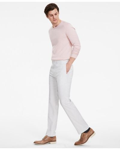 Calvin Klein Slim-fit Solid Pants - White