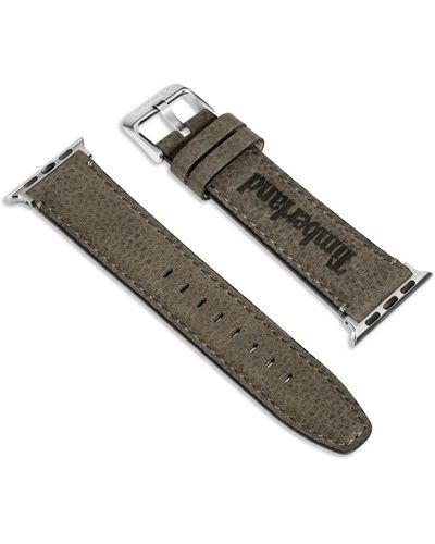 Timberland Barnesbrook Genuine Leather Universal Smart Watch Strap 22mm - Metallic