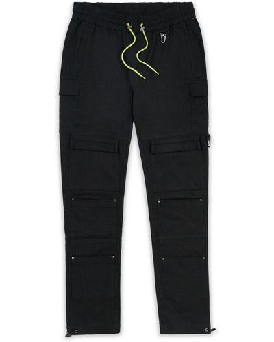 Reason Luther Utility Cargo Pants - Black